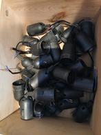 Fittingen + lampen E27 (32), Huis en Inrichting, Lampen | Overige, Ophalen, Zo goed als nieuw