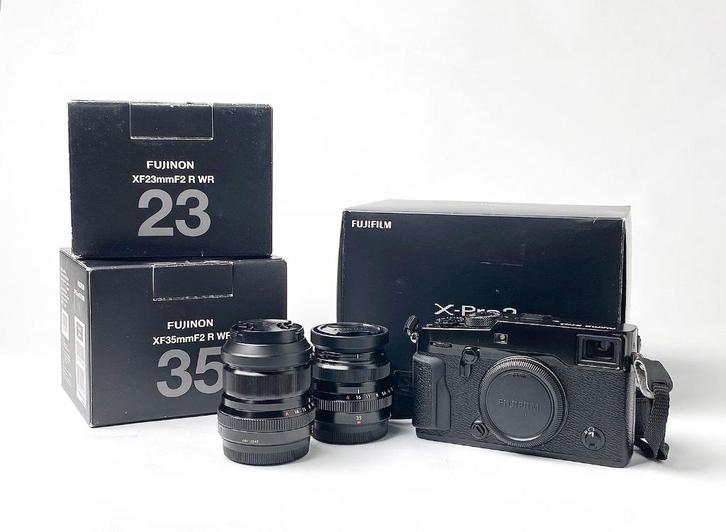 FUJI X PRO 2 + 23 mm F2 + 35 mm F2, Audio, Tv en Foto, Fotocamera's Digitaal, Zo goed als nieuw, Compact, Fuji, Ophalen of Verzenden