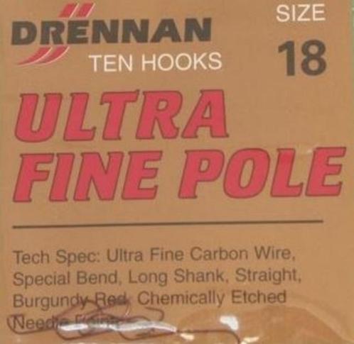 Drennan Fine Red, Red Match, Red Roach, Red Bream & Ultra Fi, Sports nautiques & Bateaux, Pêche à la ligne | Poissons blancs, Neuf