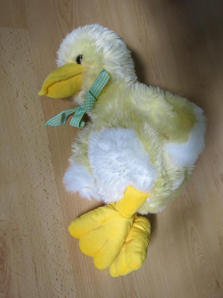 Een pluche knuffel eend Dimpel, 45 cm, nieuw, Kinderen en Baby's, Speelgoed | Knuffels en Pluche, Nieuw, Eend, Ophalen