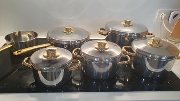 Batterie casserole inox 3 plis, Enlèvement, Inox