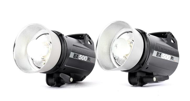 Elinchrom BX500i - Manfrotto 1314B  BackGround, Audio, Tv en Foto, Foto | Flitsers, Zo goed als nieuw, Kantelbaar, Ophalen