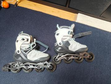 Fitness skates voor volwassenen FIT500 wit grijs beschikbaar voor biedingen