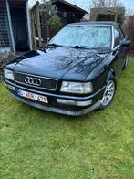 Audi 80 cabrio 2.3l 5 cilinder, Auto's, Audi, Zwart, Cabriolet, Blauw, 2300 cc