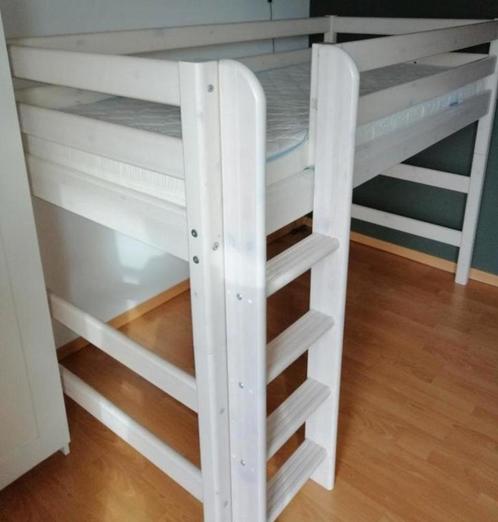 KIT Rehausse FLEXA CLASSIC blanchi, Kinderen en Baby's, Kinderkamer | Stapelbedden en Hoogslapers, Zo goed als nieuw, Ophalen