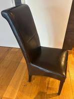 Lot 8 Chaises, Maison & Meubles, Chaises, Enlèvement, Utilisé, Brun, Cuir
