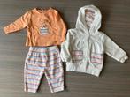 Baby set T-shirt lange mouwen + broek + hoody/vest - maat 56, Gebruikt, C&A, Jongetje of Meisje, Ophalen of Verzenden