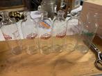 6 oude retro vintage glazen zuigfles babyfles Norma Sanitor, Enlèvement ou Envoi