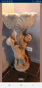 Vintage Zandstenen beelden plantenhouders Putti, Antiek en Kunst, Kunst | Beelden en Houtsnijwerken, Ophalen