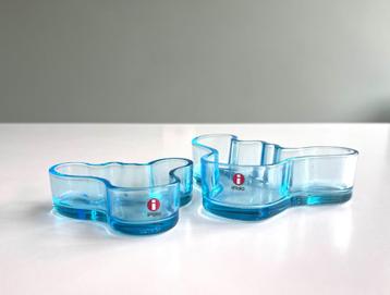 2 Iittala schaaltjes – Alvar Aalto designklassiekers (origin beschikbaar voor biedingen