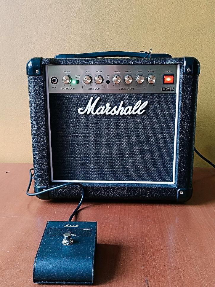Ampli guitare tout lampes Marshall DSL1CR, Muziek en Instrumenten, Versterkers | Bas en Gitaar, Zo goed als nieuw, Gitaar, Minder dan 50 watt