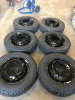 originele mercedes sprinter dubbullucht velgen met winter, 16 inch, Banden en Velgen, 195 mm, Bestelwagen