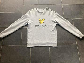 Sweat Lyle & scott gris M, Enlèvement ou Envoi, Gris
