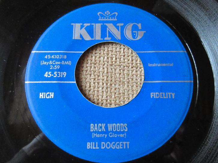 Bill Doggett – Back woods / Raw Turkey, CD & DVD, Vinyles Singles, Utilisé, Single, R&B et Soul, 7 pouces, Enlèvement ou Envoi