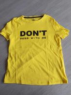 Leuk T-shirt JBC Besties (maat 140) geel don't mess with me, Jongen, Gebruikt, Ophalen of Verzenden, Shirt of Longsleeve