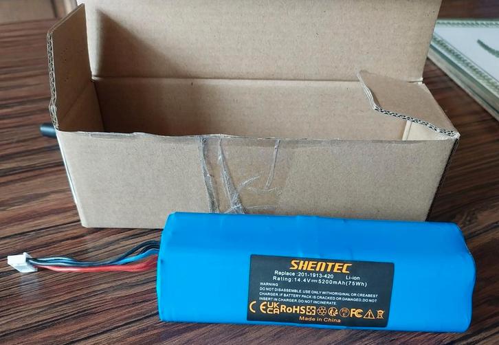 Batteries SHENTEC pour aspirateur robot, Computers en Software, Accu's en Batterijen, Nieuw, Ophalen of Verzenden