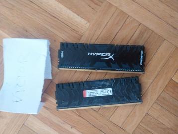 Hyperx Predator 2x 8GB DDR4, Enlèvement, Comme neuf, DDR4