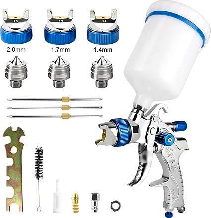 Pistolet à peinture | 3 pulvérisateurs | LIVRAISON GRATUITE, Bricolage & Construction, Matériel de peinture, Neuf, Autres types