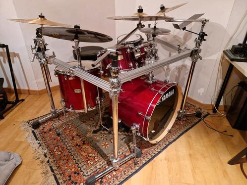 Yamaha stage custom met rack en cymbalen, Muziek en Instrumenten, Drumstellen en Slagwerk, Zo goed als nieuw, Pearl, Ophalen