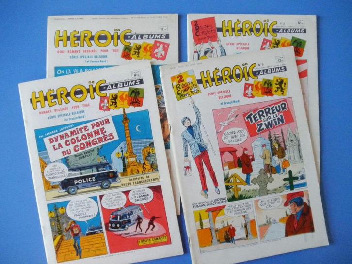 Lot de 4 Héroïc-Albums - nouvelle série 2 4 5 6 ttbe, Boeken, Stripverhalen, Zo goed als nieuw, Complete serie of reeks, Ophalen