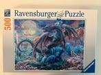 Puzzle Ravensburger 500 pièces – Dragon en glace, Enlèvement, 500 à 1500 pièces, Comme neuf, Puzzle