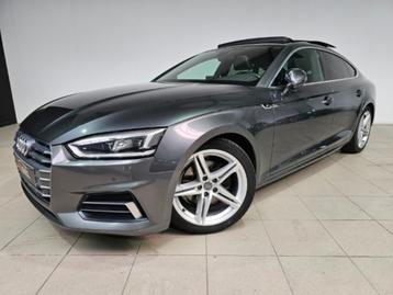 Audi A5 Sportback 40 TFSI Sport S Tronic S Line, Autos, Argent ou Gris, Euro 6, Entreprise, Noir