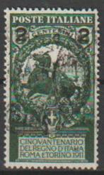 Italië 1913 nr 107, Postzegels en Munten, Postzegels | Europa | Italië, Verzenden, Gestempeld