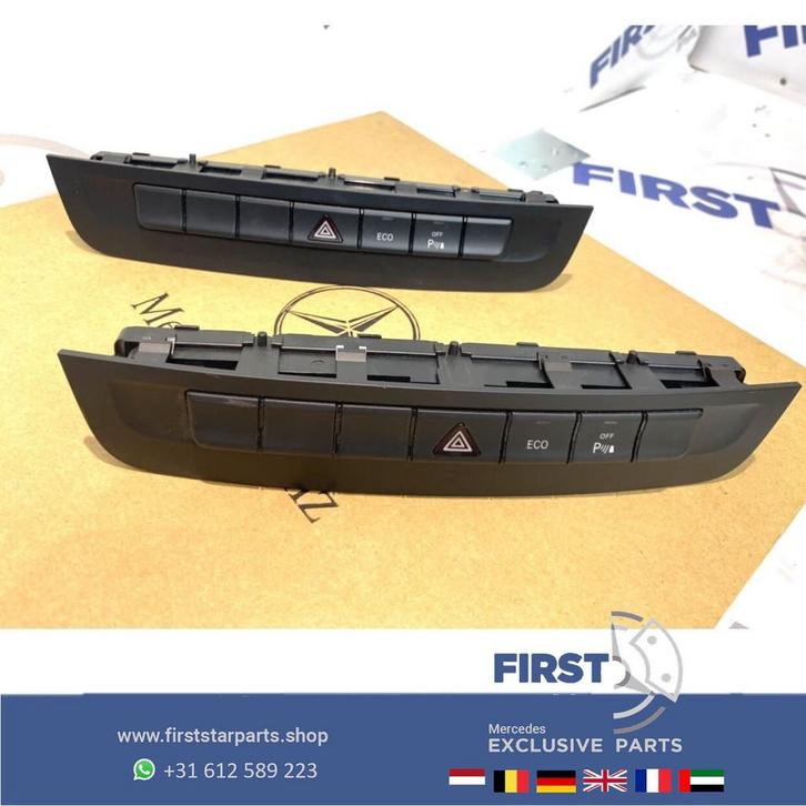 Alarmlicht schakelaar stoelverwarming knoppen mercedes A B C, Auto-onderdelen, Dashboard en Schakelaars, Mercedes-Benz, Gebruikt