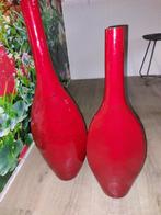 Vazen 2 stuks Gilde-Handwerk  Donker-Rood   (NL), Comme neuf, Enlèvement, Rouge, 50 à 75 cm