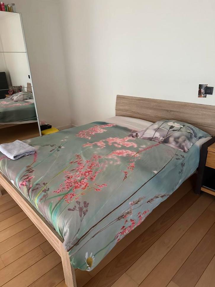 Bied aan 2 persoons bed 160x200 compleet, Huis en Inrichting, Slaapkamer | Matrassen en Bedbodems, Matras, Ophalen