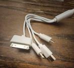 Lot de 5 Multi prises  iPhone gps tablette 45cm, Télécoms, Téléphonie mobile | Apple iPhone, Enlèvement ou Envoi, Neuf, Blanc