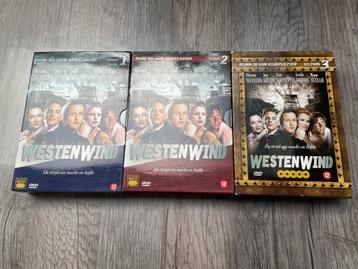Westenwind - Seizoenen 1,2 en 3  -  15 dvd's in mooie staat.