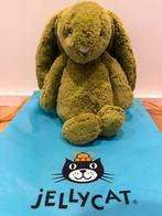 Jellycat Bashful Moss Bunny Medium, Kinderen en Baby's, Ophalen of Verzenden, Zo goed als nieuw, Konijn