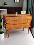 Prachtige vintage teakhouten ladekast, Ophalen of Verzenden, Zo goed als nieuw, Teakhout, Midcentury