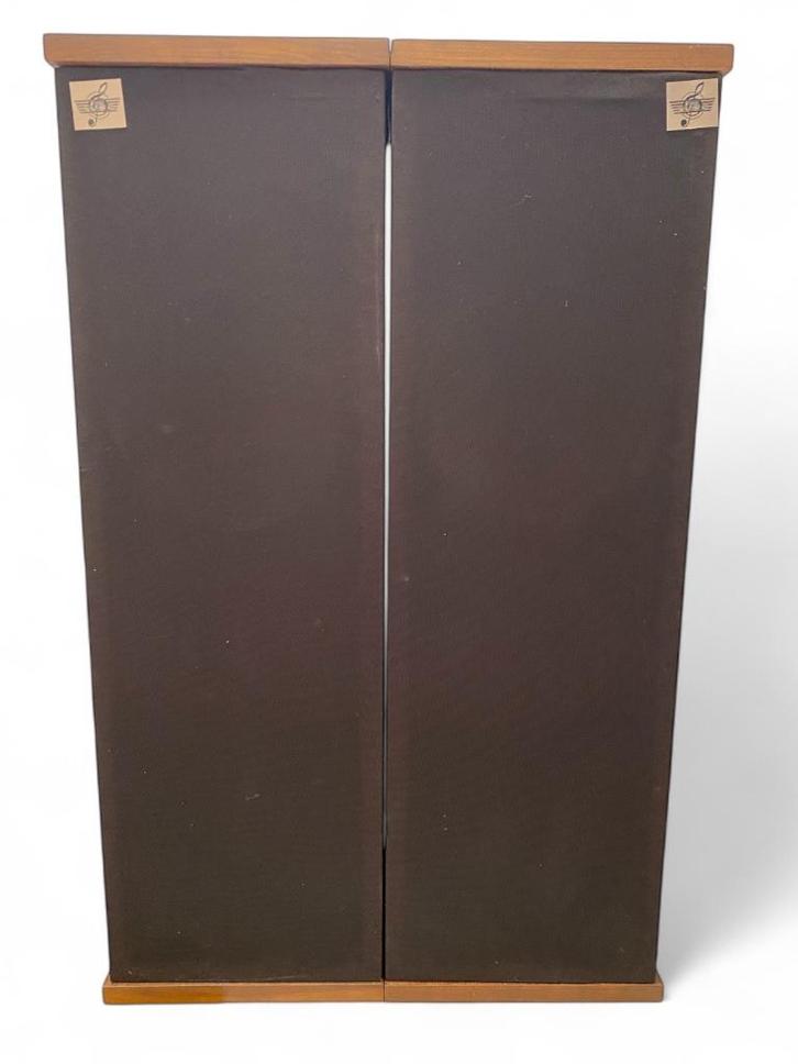 Paire d’enceintes Pierre-Étienne Léon M1, Audio, Tv en Foto, Luidsprekerboxen, Gebruikt, Front, Rear of Stereo speakers, Overige merken