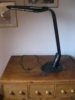 zwarte bureaulamp hoogte 60 cm, bovenkant is richtbaar, Ophalen of Verzenden, Metaal, Zo goed als nieuw, 50 tot 75 cm