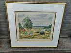 Lithographie paysage signe Paul ghuys, Ophalen of Verzenden
