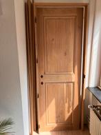 Prachtige eiken deur met kader en deurlijsten, Ophalen, Minder dan 80 cm, Binnendeur, Zo goed als nieuw