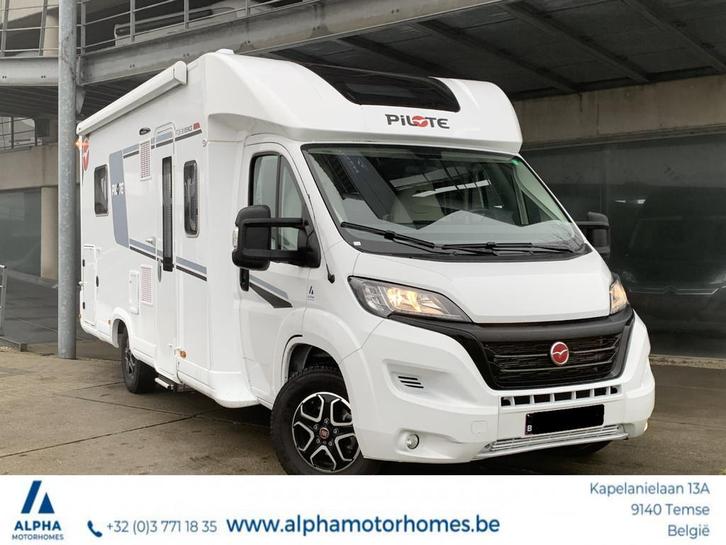 Pilote/P726 FC Fiat 140 PK automaat/Geen kenteken (bj 2024), Caravans en Kamperen, Mobilhomes, Bedrijf, Half-integraal, Pilote