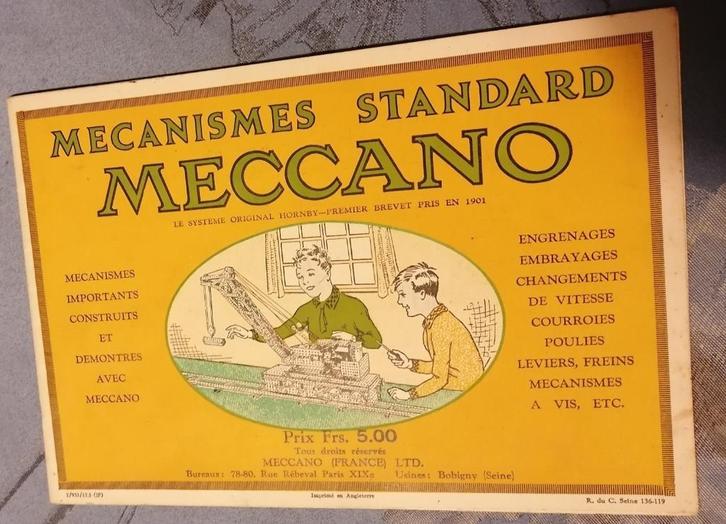 Boekje Meccano, Antiek en Kunst, Antiek | Speelgoed, Verzenden