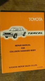 TOYOTA Tercel AL11 Collision Repair Manual, Auto diversen, Handleidingen en Instructieboekjes, Ophalen of Verzenden