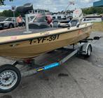 Verkoop visboot met 115 pk Evinrude en Minn Kota Terrova, Ophalen, Gebruikt, 70 tot 120 pk, 3 tot 6 meter