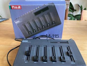 Pro.2 stereo audio mixer M-115