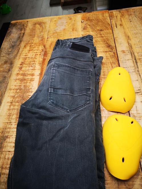 moto jeansbroek met kevlar bescherming, Motoren, Kleding | Motorkleding, Broek | textiel, Heren, Tweedehands, Ophalen