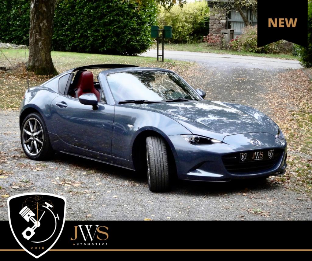 MX-5 ND2 RF 2.0 184/CARPLAY BT - MAZDA SERVICE - BTW, Auto's, Mazda, Bedrijf, Te koop, MX-5 RF, ABS, Achteruitrijcamera, Adaptieve lichten