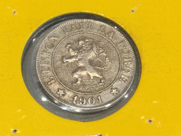 Belgique 10 centimes 1901 Français, Enlèvement ou Envoi