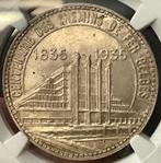 50 Francs 1935 Frans Pos.A MS66 Zeldzaam!!, Postzegels en Munten, Verzenden, Zilver, Losse munt, Zilver