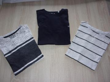 Jongens t - shirts met lange mouw. Maat 158-164 beschikbaar voor biedingen
