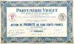 Parfumerie Violet(Hofleverancier Keizerin van Frankrijk)1922, 1920 à 1950, Action, Enlèvement ou Envoi