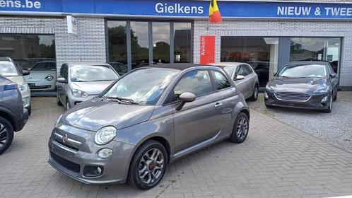 Fiat 500 1.2I Cabrio-sport/1 j. garantie, Auto's, Fiat, Bedrijf, Te koop, ABS, Airbags, Airconditioning, Bluetooth, Bochtverlichting